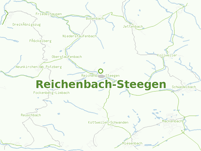 Karte von Reichenbach-Steegen