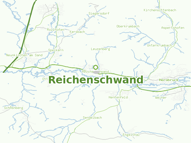 Karte von Reichenschwand