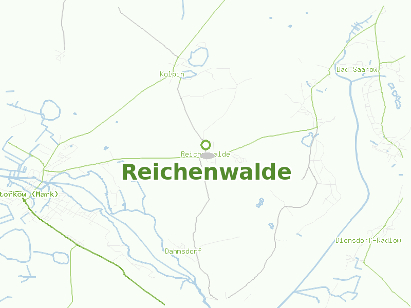 Karte von Reichenwalde
