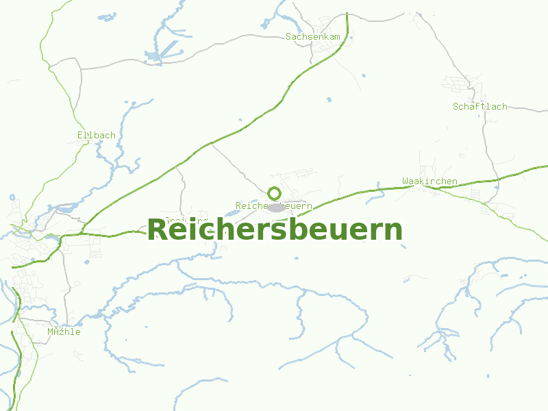 Karte von Reichersbeuern