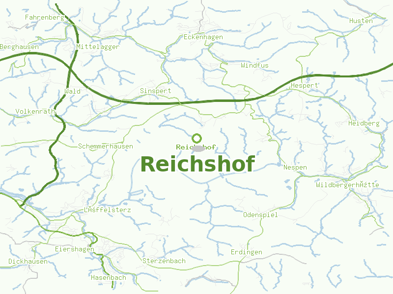 Karte von Reichshof