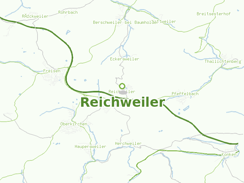 Karte von Reichweiler