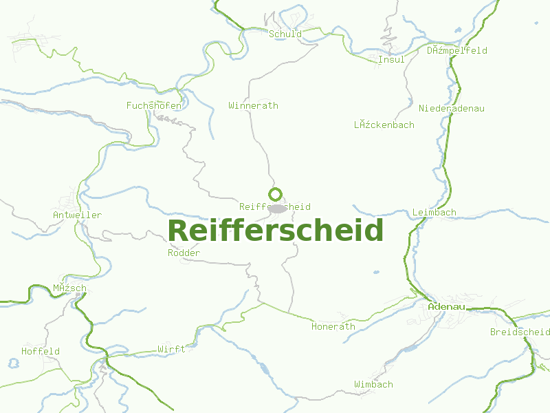 Karte von Reifferscheid