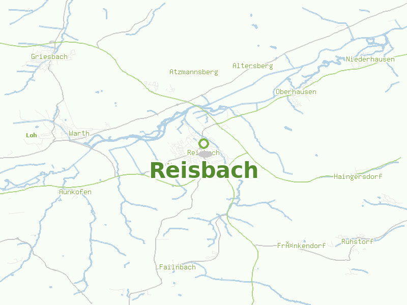 Karte von Reisbach