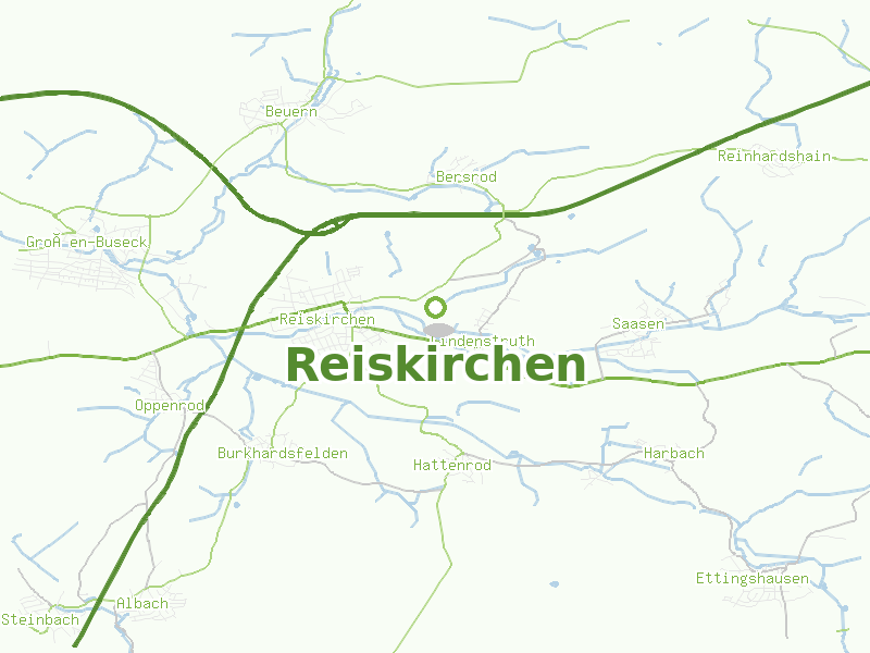 Karte von Reiskirchen