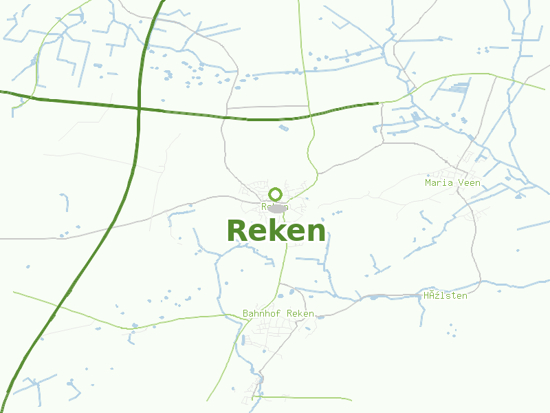Karte von Reken