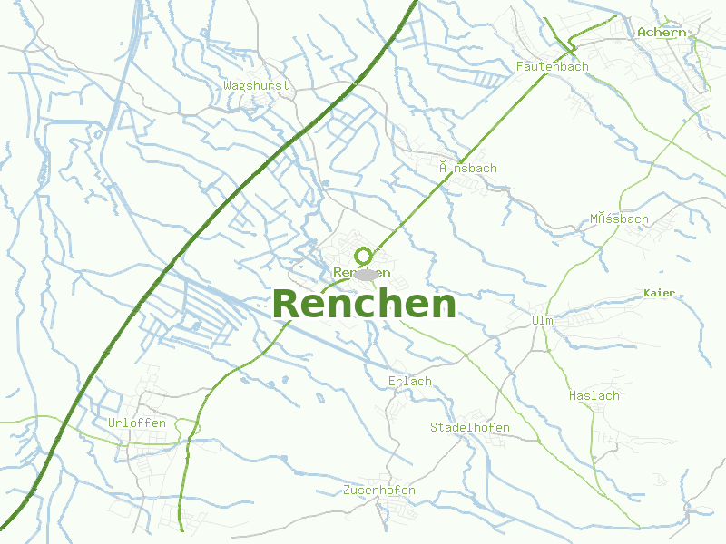 Karte von Renchen