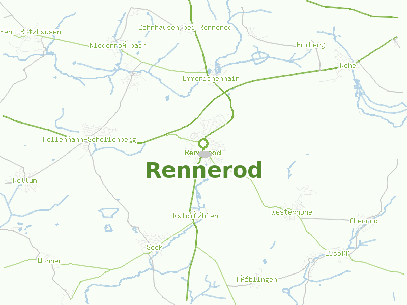Karte von Rennerod