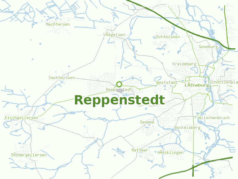 Karte von Reppenstedt