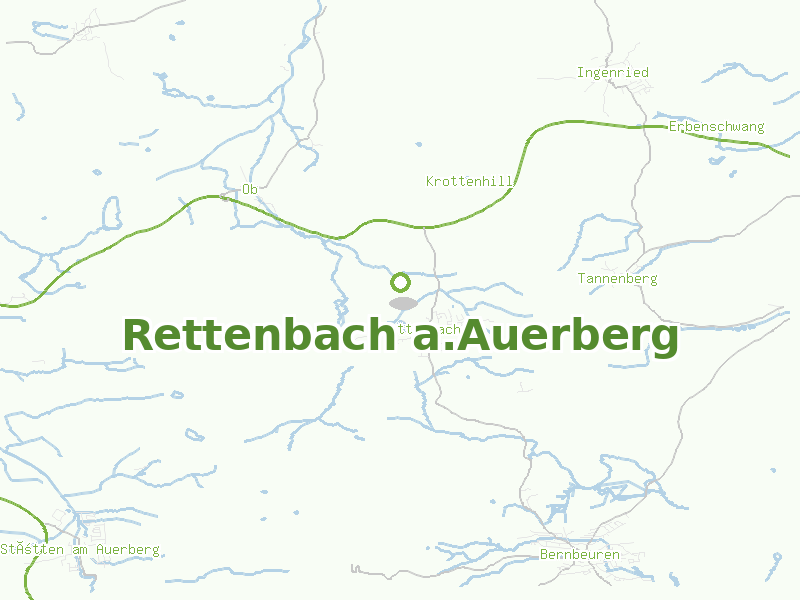 Karte von Rettenbach a.Auerberg