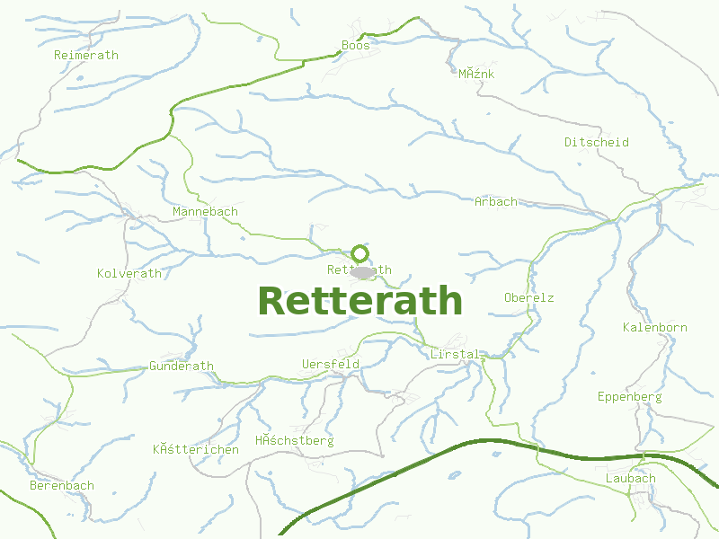 Karte von Retterath