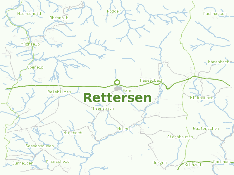 Karte von Rettersen