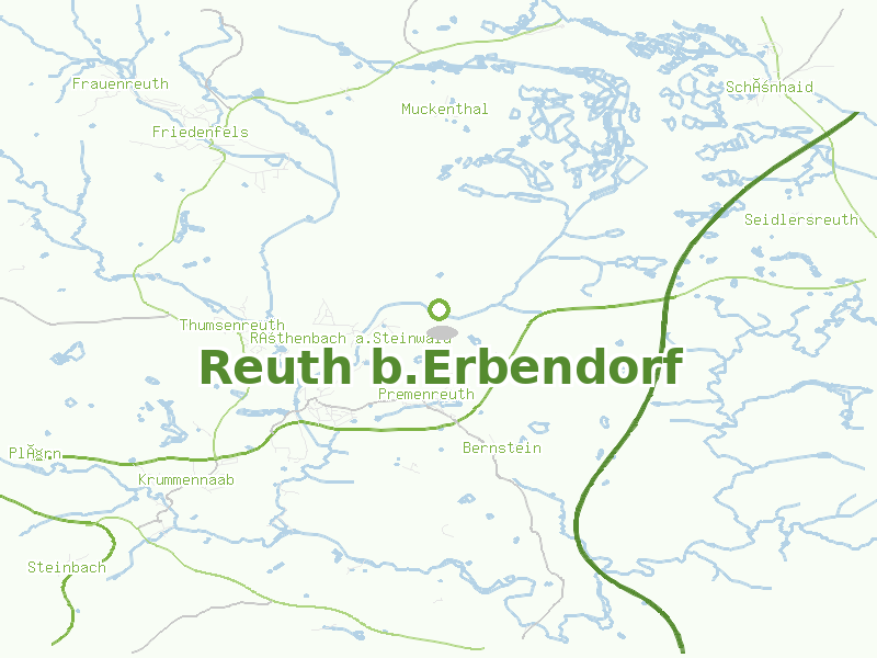 Karte von Reuth b.Erbendorf