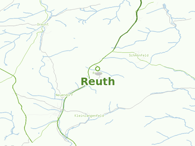 Karte von Reuth