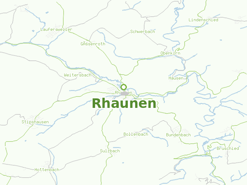 Karte von Rhaunen