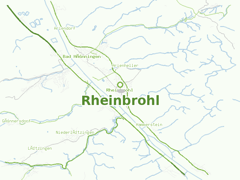 Karte von Rheinbrohl