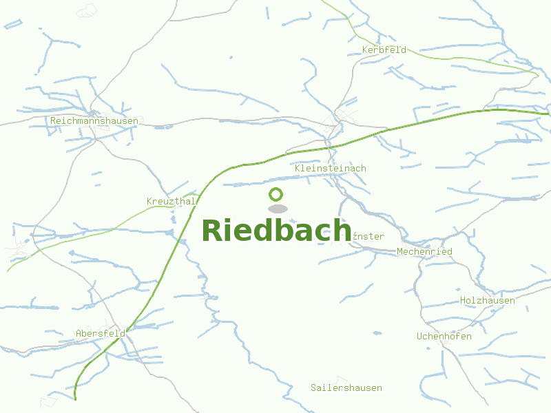 Karte von Riedbach