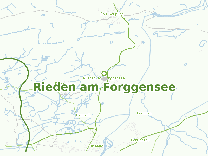 Karte von Rieden am Forggensee