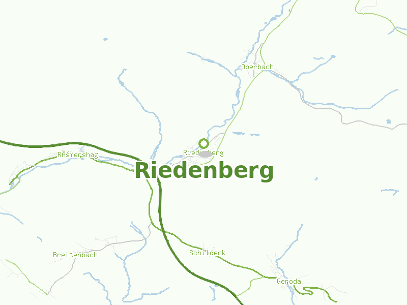 Karte von Riedenberg