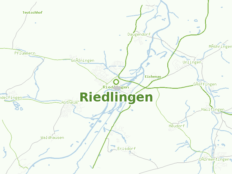 Karte von Riedlingen