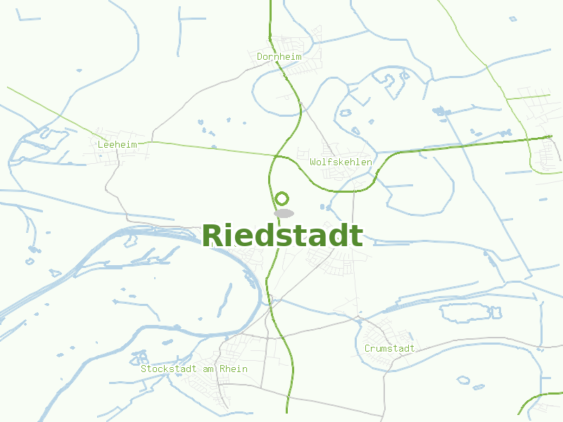 Karte von Riedstadt