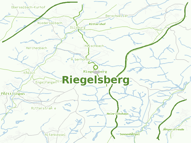 Karte von Riegelsberg