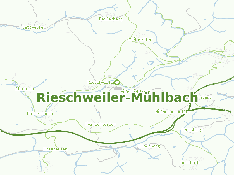 Karte von Rieschweiler-Mühlbach
