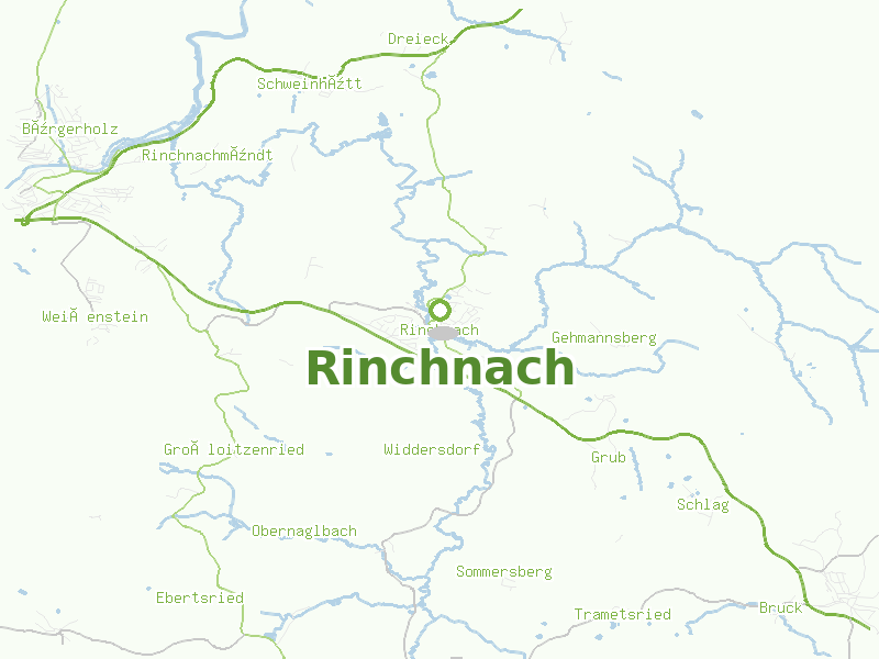 Karte von Rinchnach