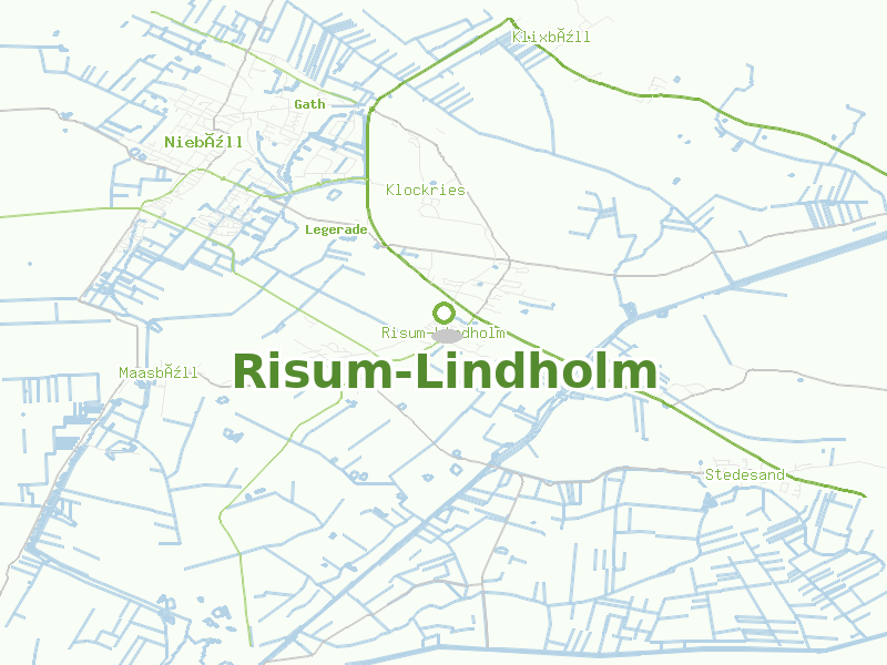 Karte von Risum-Lindholm