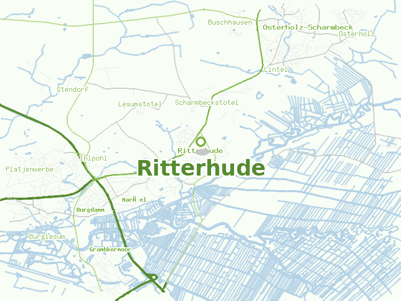 Karte von Ritterhude