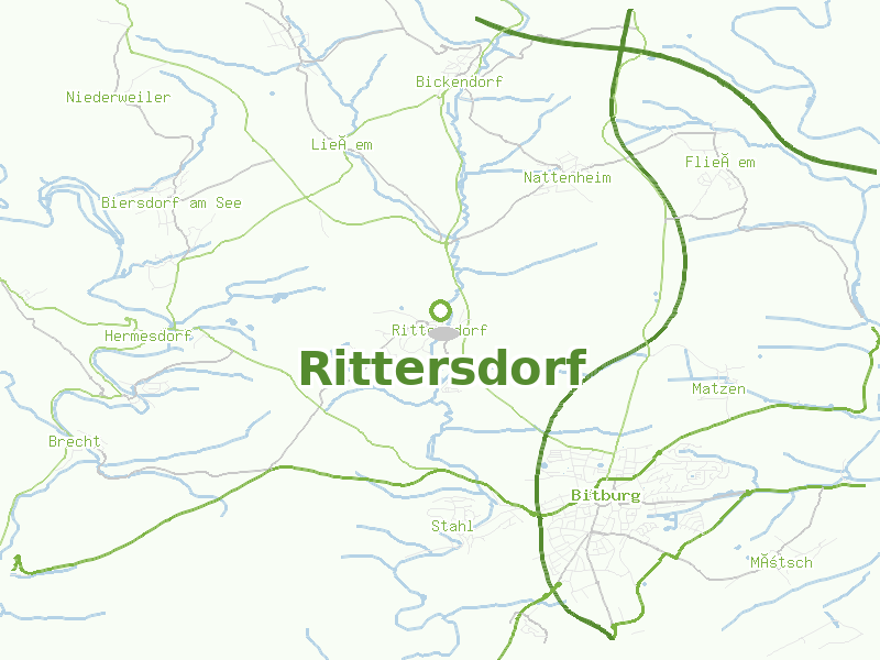 Karte von Rittersdorf