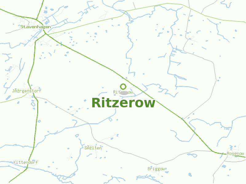 Karte von Ritzerow