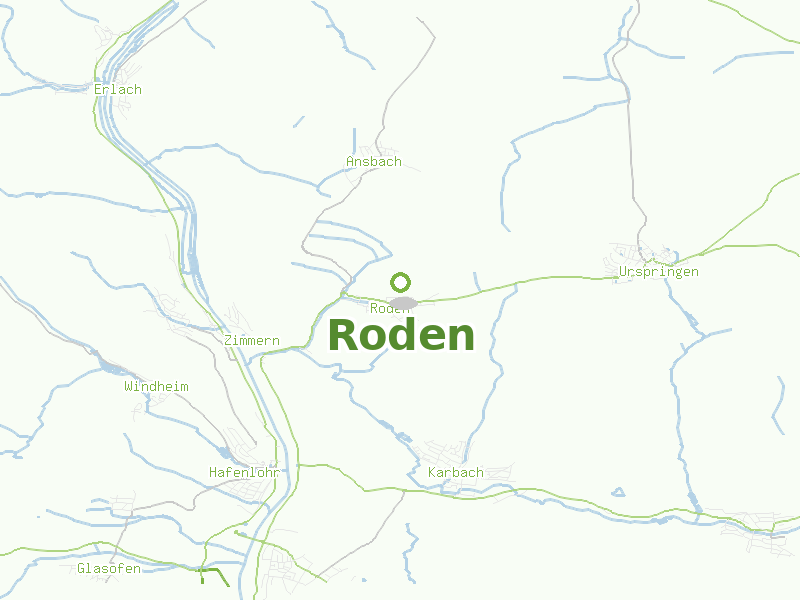 Karte von Roden