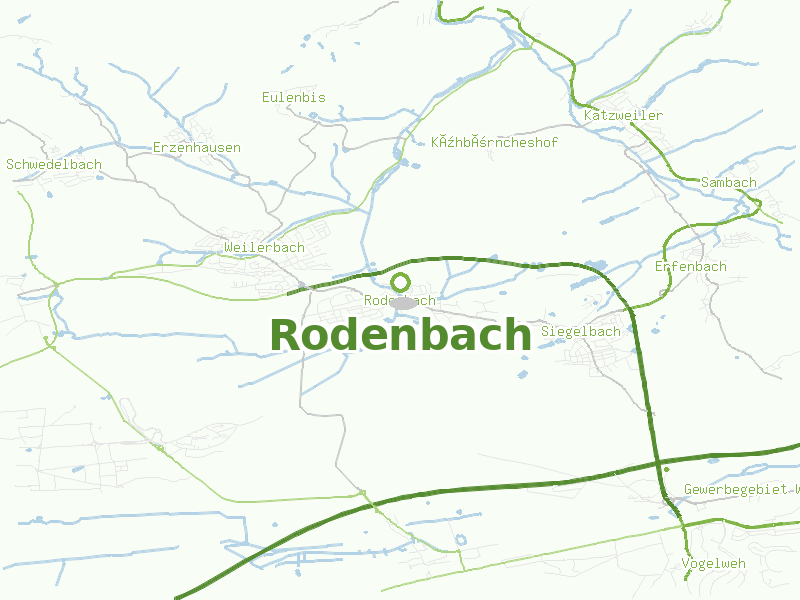Karte von Rodenbach