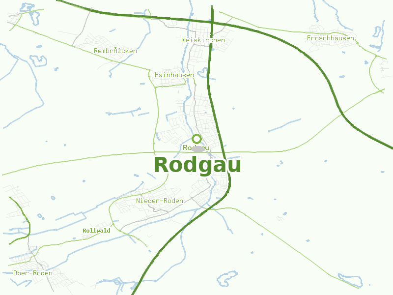 Karte von Rodgau