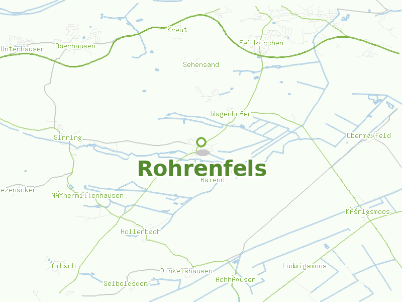 Karte von Rohrenfels