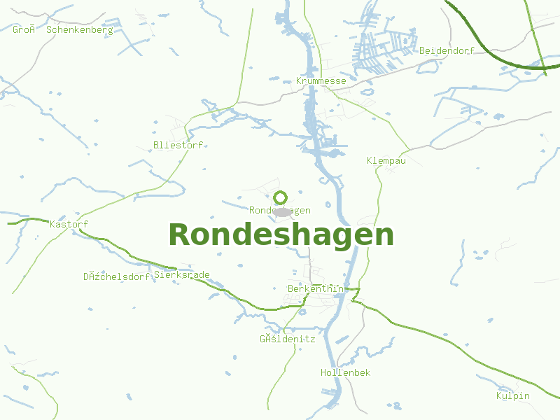 Karte von Rondeshagen