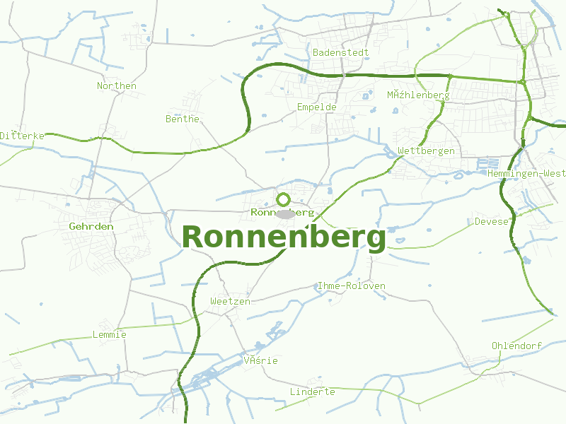 Karte von Ronnenberg