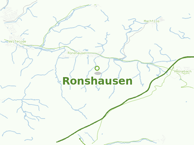 Karte von Ronshausen