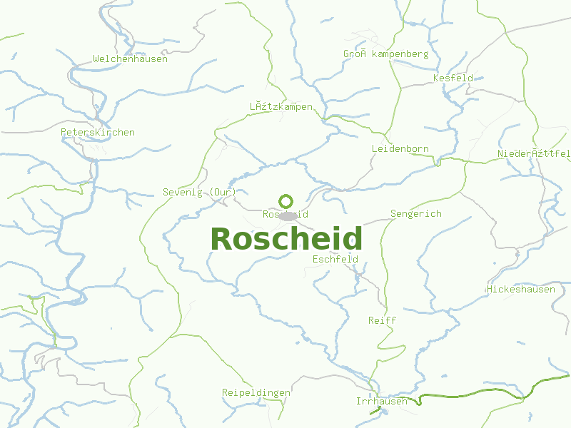 Karte von Roscheid