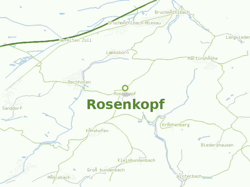 Karte von Rosenkopf