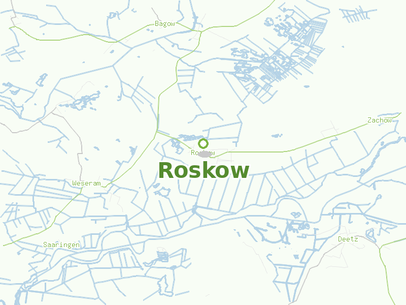 Karte von Roskow