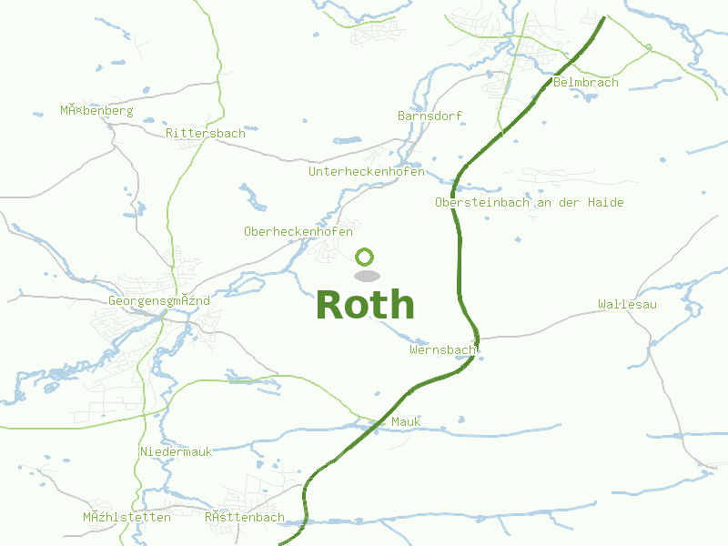 Karte von Roth