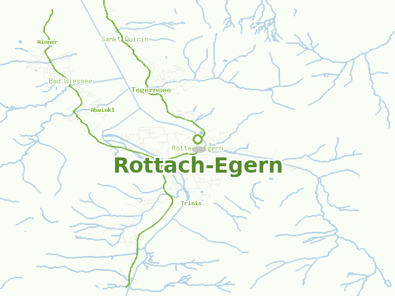 Karte von Rottach-Egern