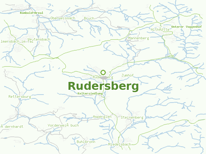 Karte von Rudersberg