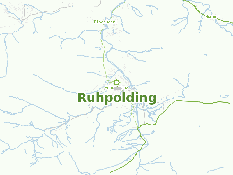 Karte von Ruhpolding