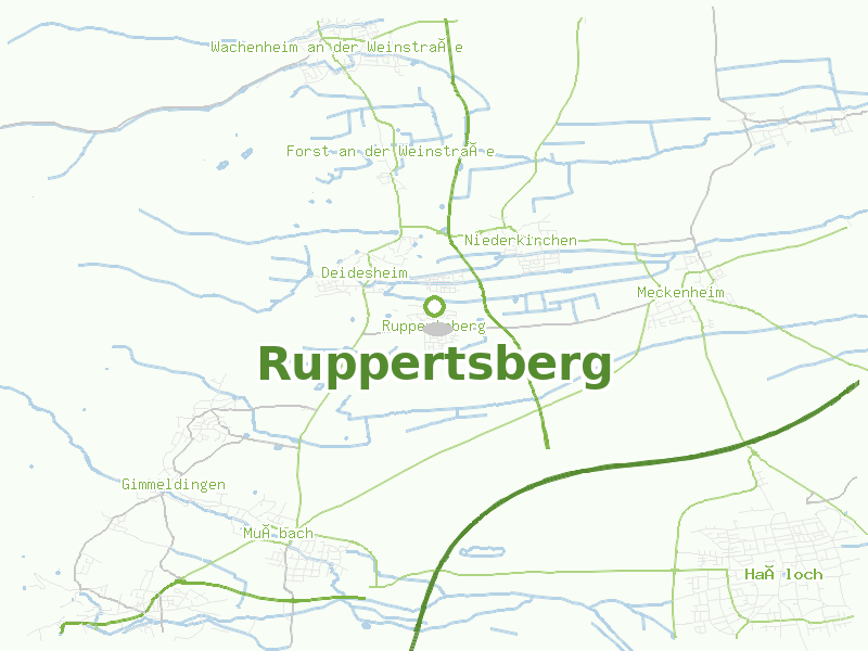 Karte von Ruppertsberg