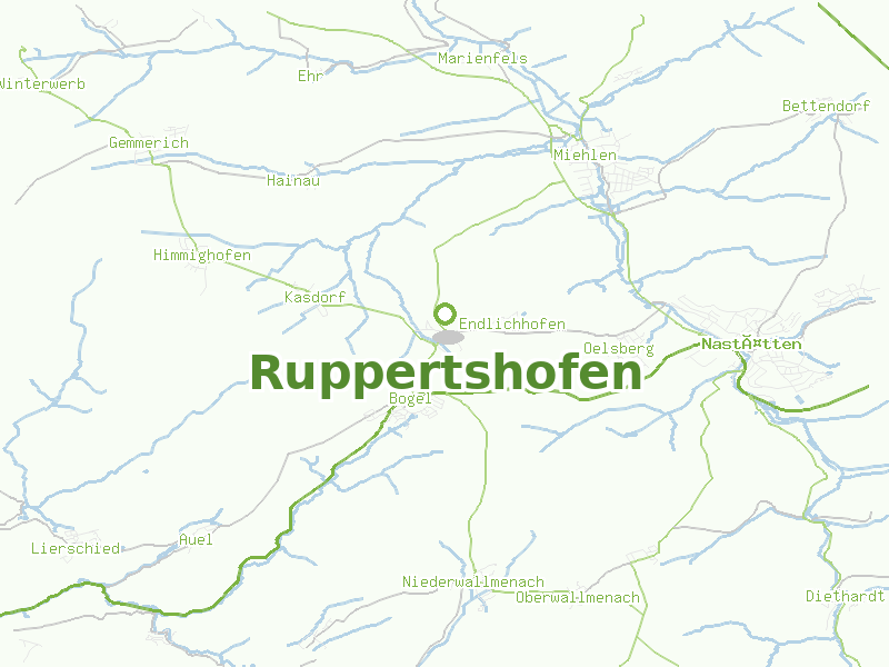 Karte von Ruppertshofen