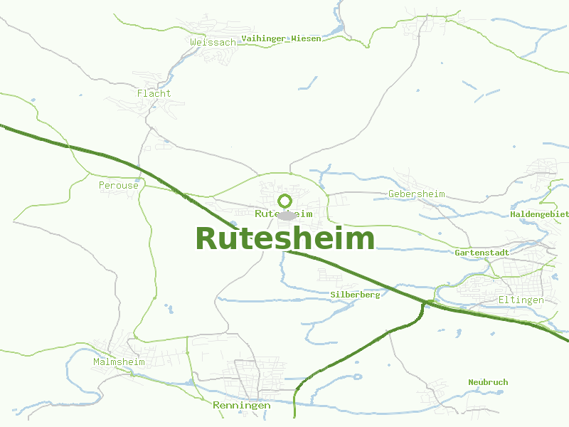 Karte von Rutesheim