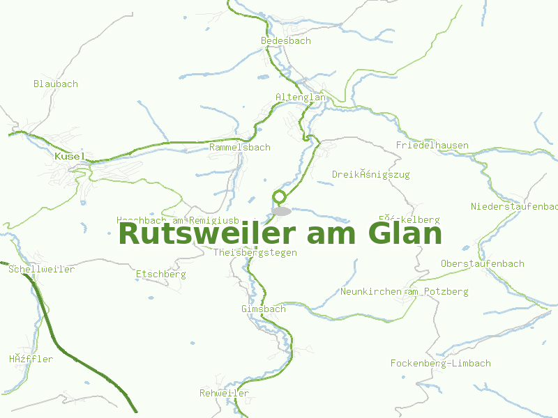 Karte von Rutsweiler am Glan